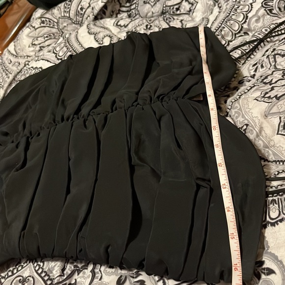 Vintage 100% Silk Black Sweetheart w/Straps Dress Size 10 more like a Size 6 - Picture 6 of 7